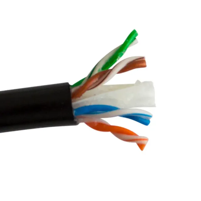 Simply45 CAT6-DB netkabel 305m sort til nedgravning