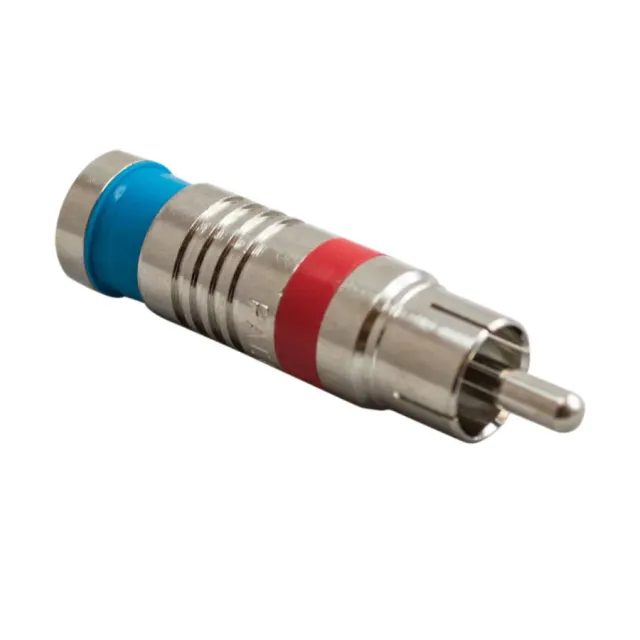 Simply45 922-6Q-N RCA stik RG6 quad 10 stk