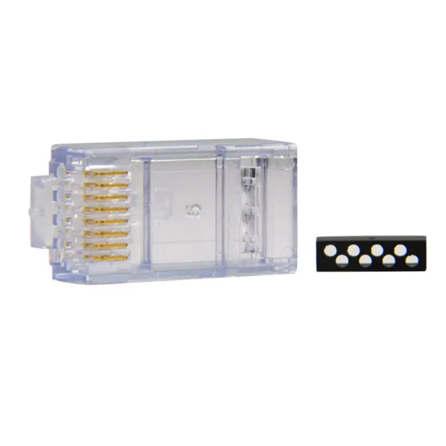 Simply45 106 Cat6 RJ45 stik 100 stk til massiv kabel