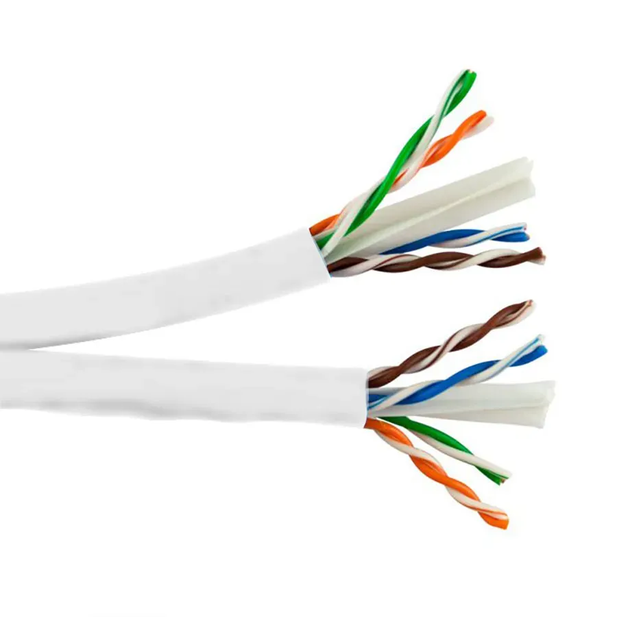 Simply45 CAT6-S-WT Cat6 siamesisk kabel 305 m hvidt