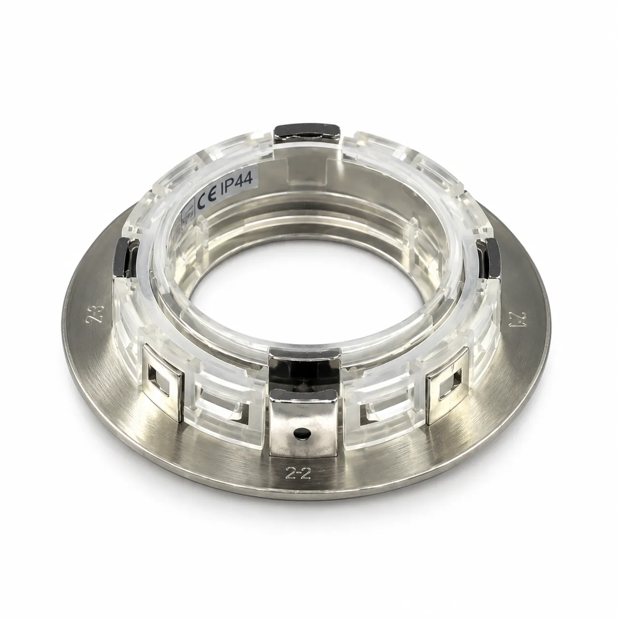 Daxtor EXO front GU10 indbygningsspot satin nikkel