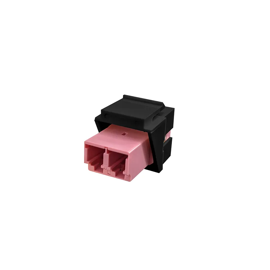 Simply45 F-KJ-MMLCLCD-BK fiber keystone jack LC sort duplex