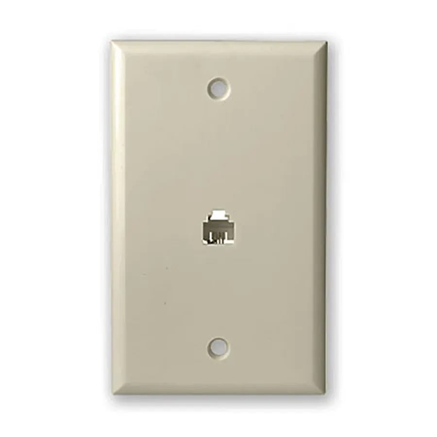 Simply45 219-LA telefon vægudtag lys beige 10 stk