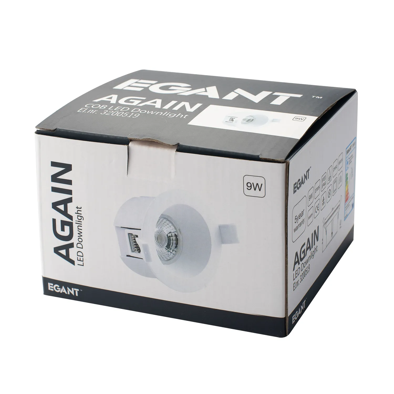 EGANT Again LED-downlight indbygning
