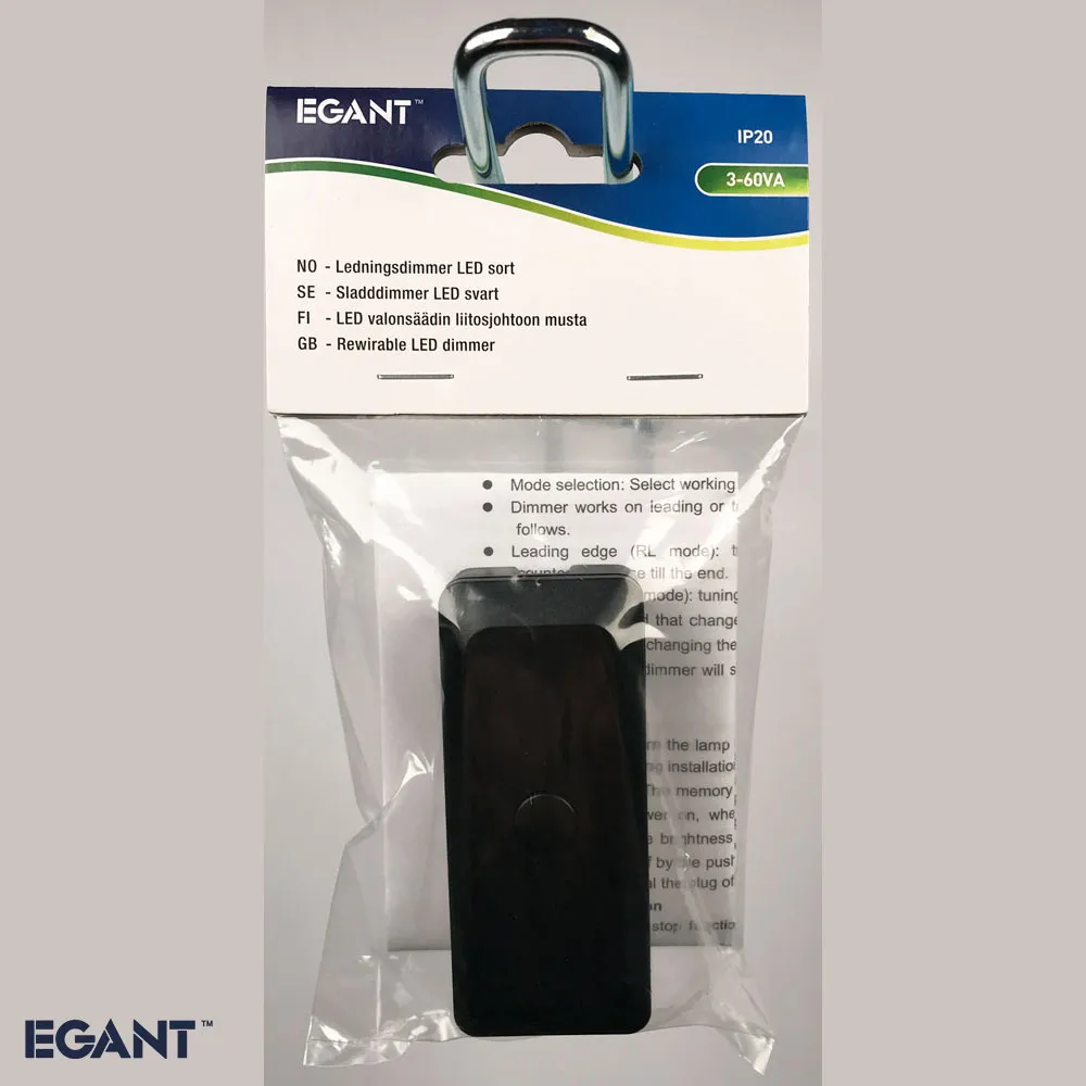 EGANT LED Dimmer lysdæmper dæmpbar