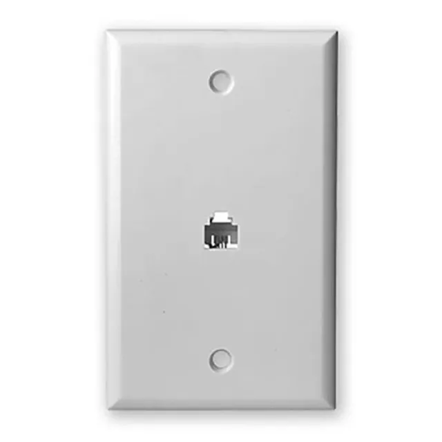 Simply45 219-WT-MID telefonudtag hvid 4-polet