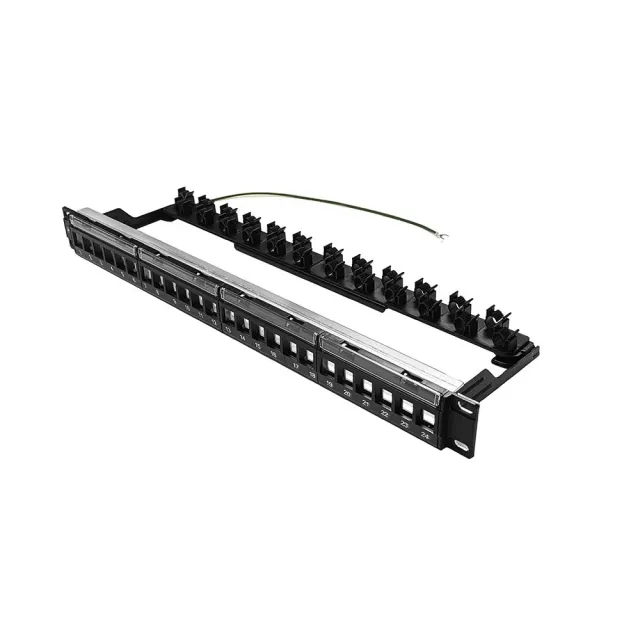 Simply45 324UM-SH patchpanel 24-port skærmet 1U