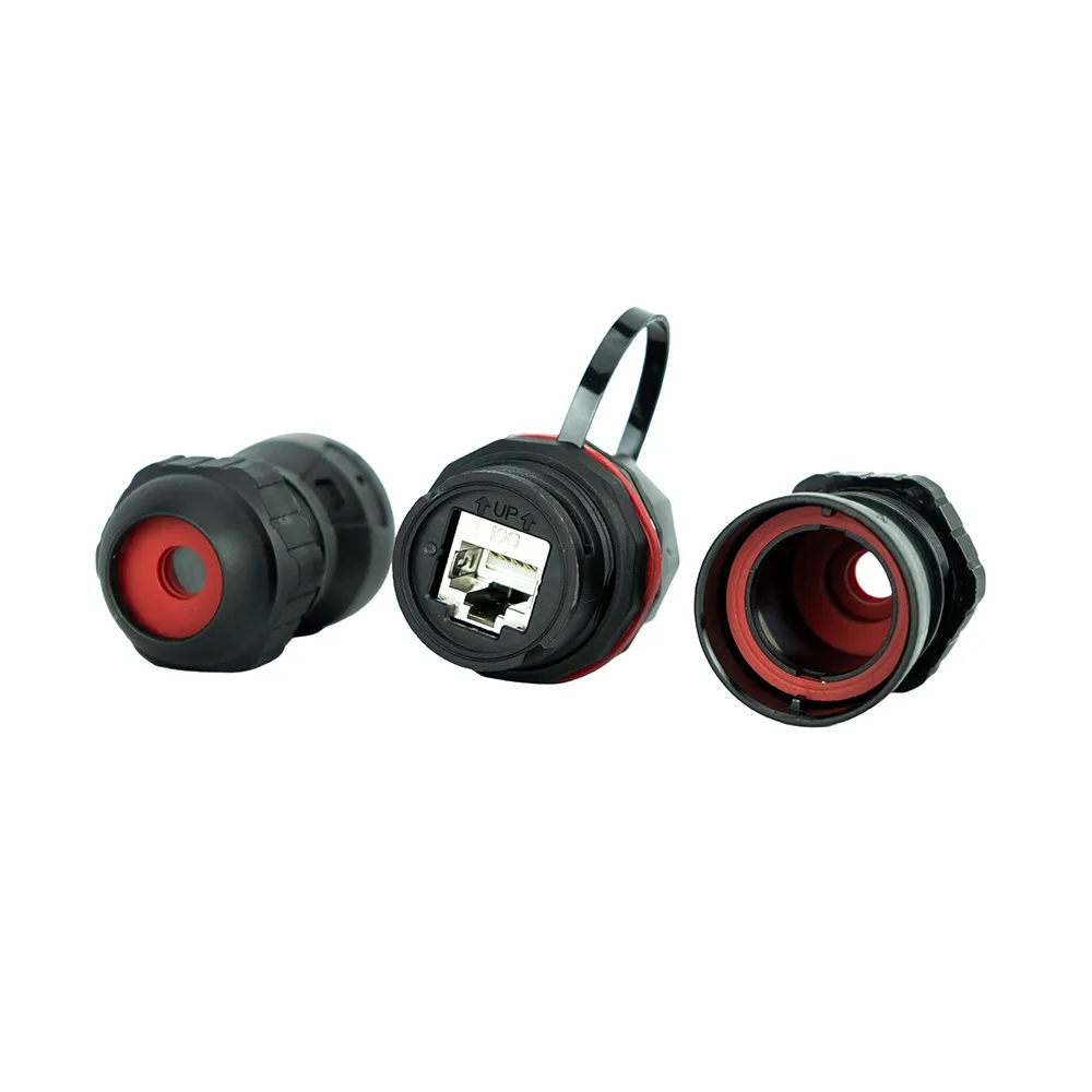 Simply45 vandtæt RJ45 kobler IP68 sort samlemuffe