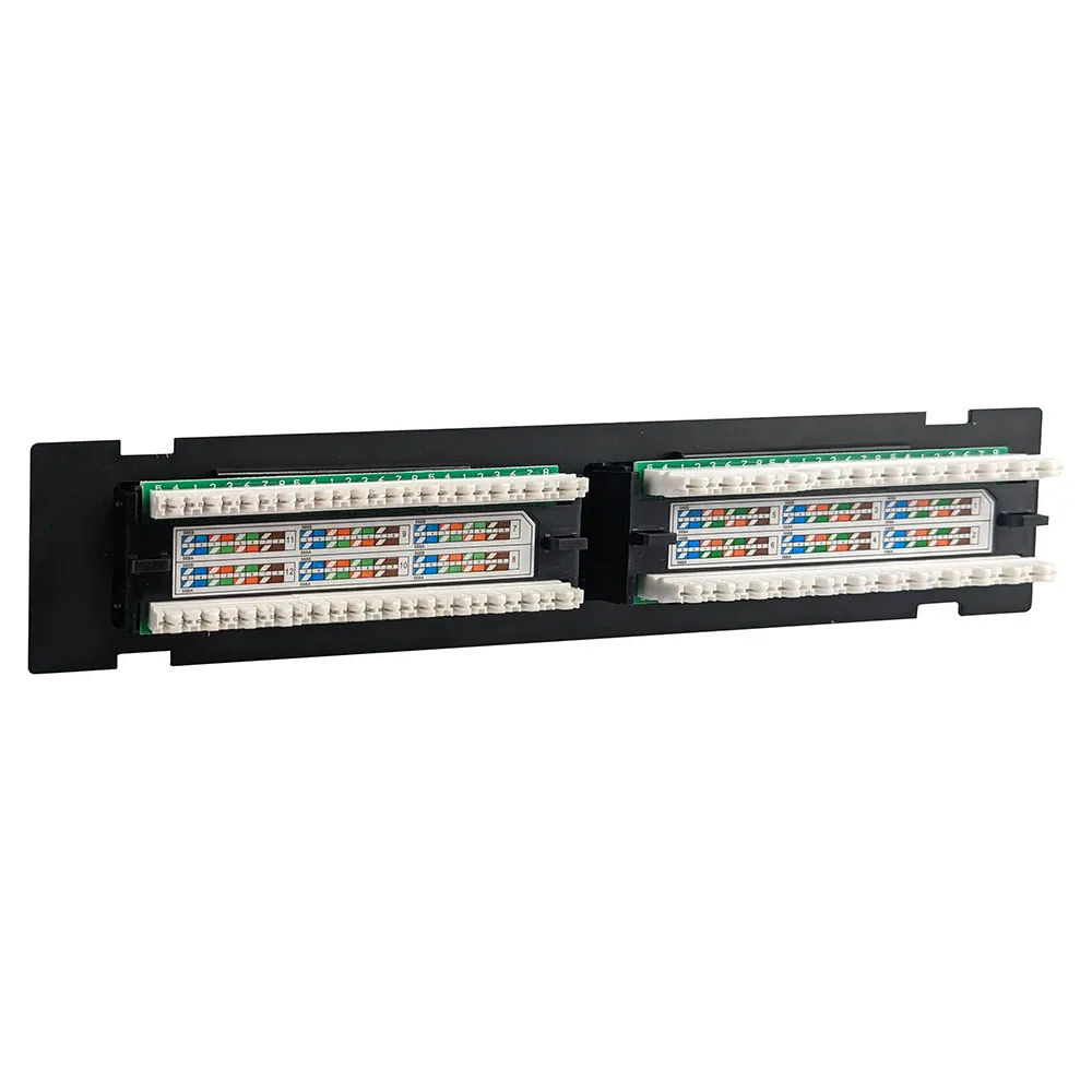 Simply45 12-port Cat6 patchpanel UTP til vægmontering
