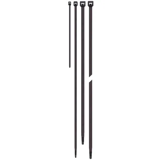 Abiko Ty-Lock strips sort UV 2,6-8,9 mm