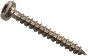 EL-Grossisten træskrue rustfri 4,0x25mm 200 stk PZ2