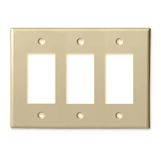 Simply45 200D-3G-IV frontplade 3-modul elfenben 10 stk