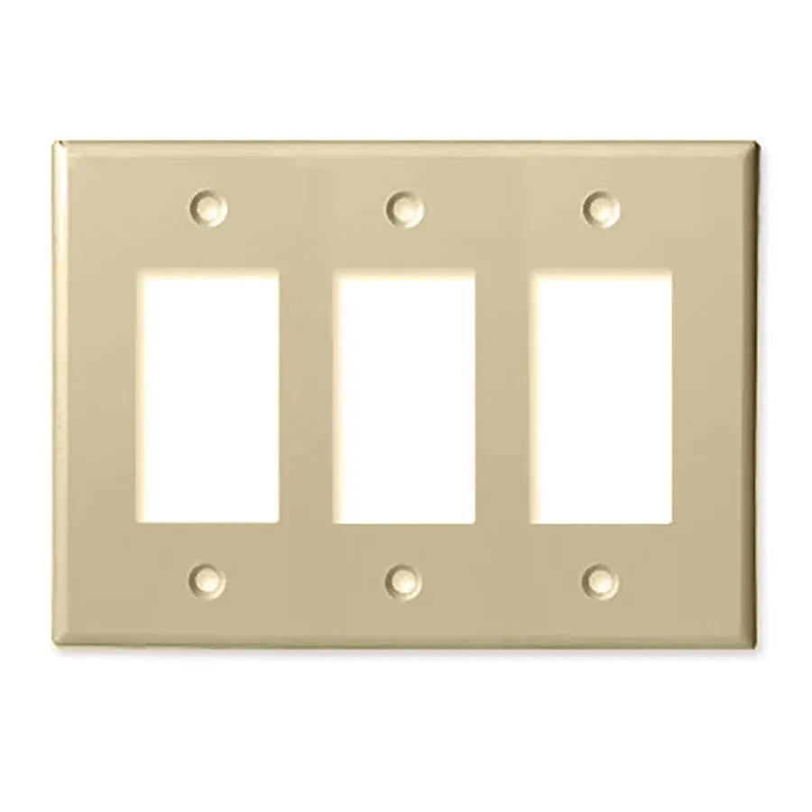 Simply45 200D-3G-IV frontplade 3-modul elfenben 10 stk