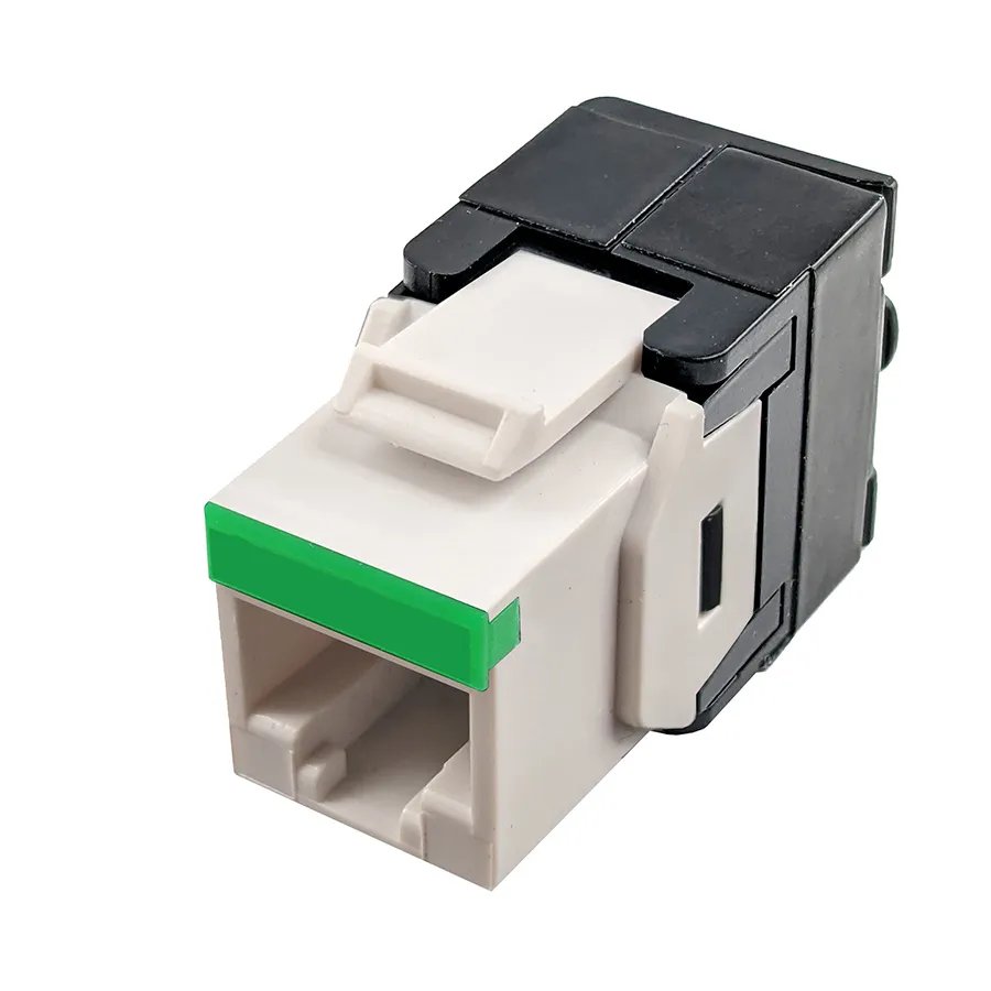 Simply45 KJ180U-C5E-WT keystone jack CAT5 hvid
