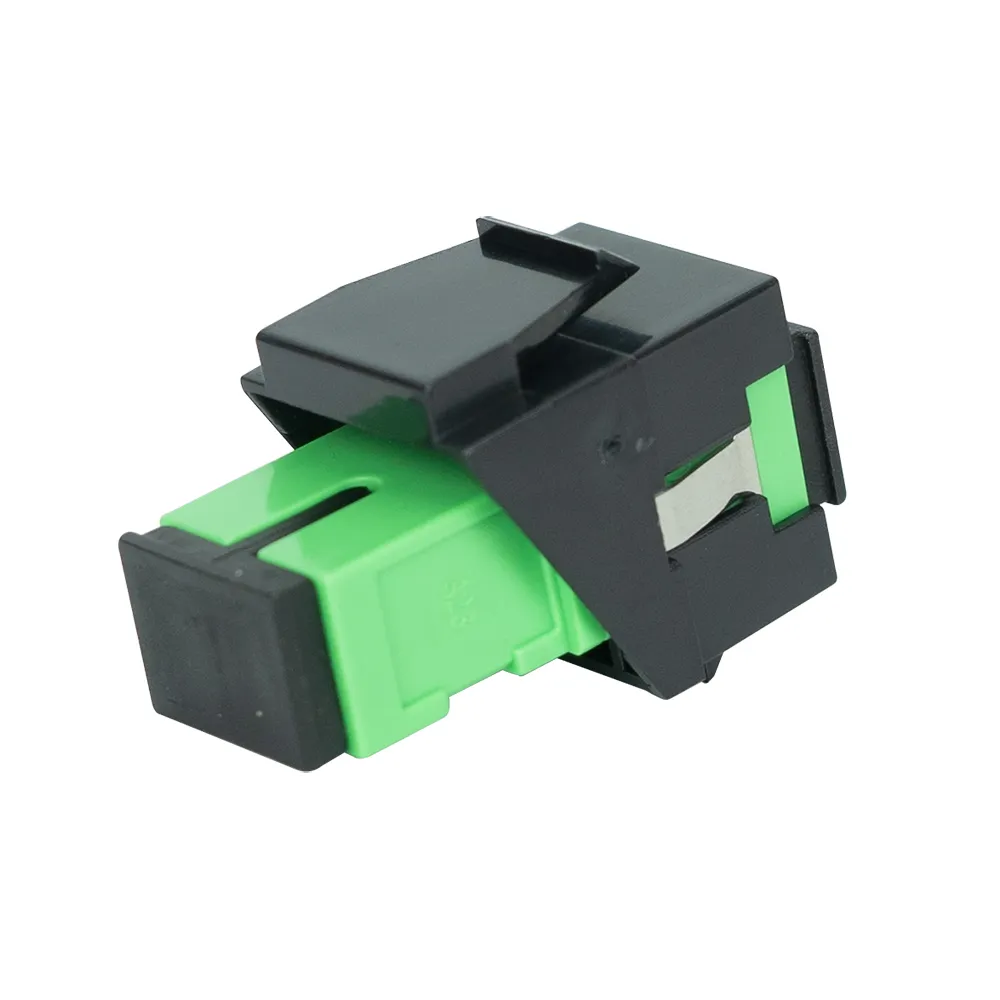 Simply45 SC/APC fiber keystone sort 10-pak singlemode