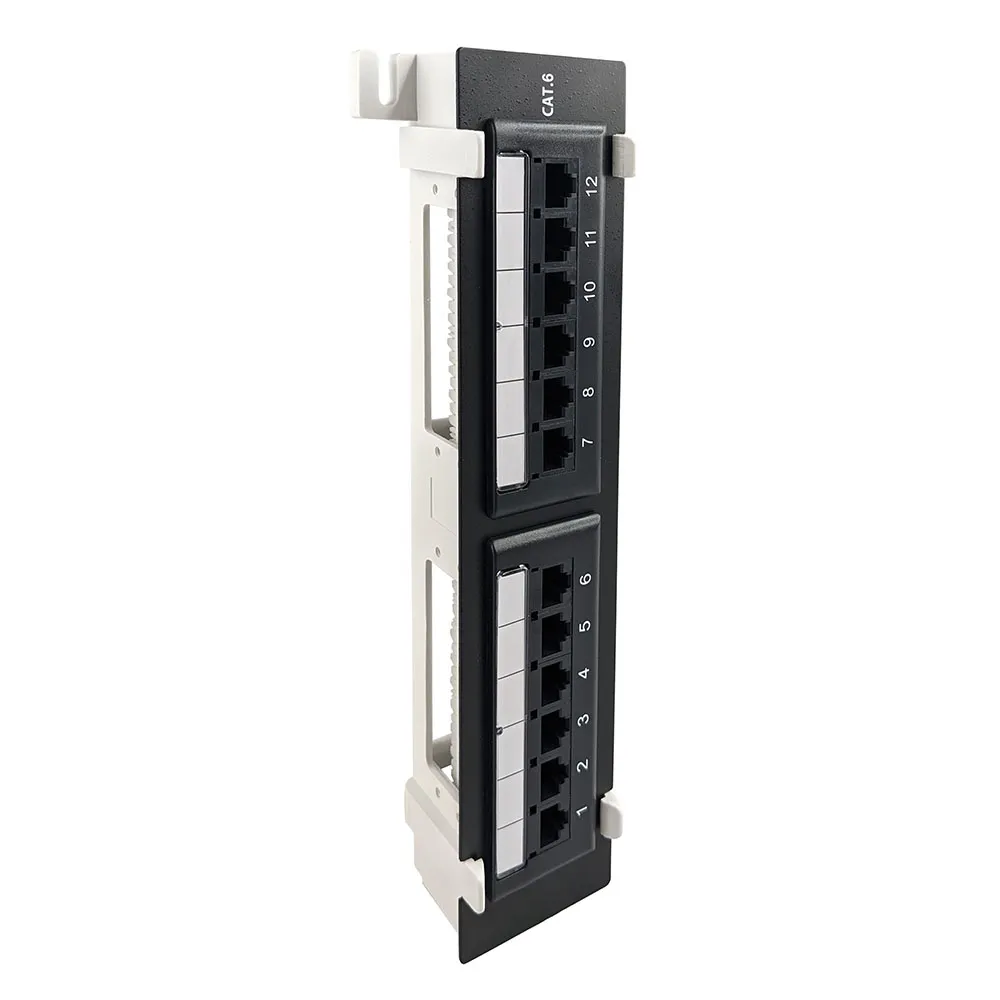 Simply45 12-port Cat6 patchpanel UTP til vægmontering