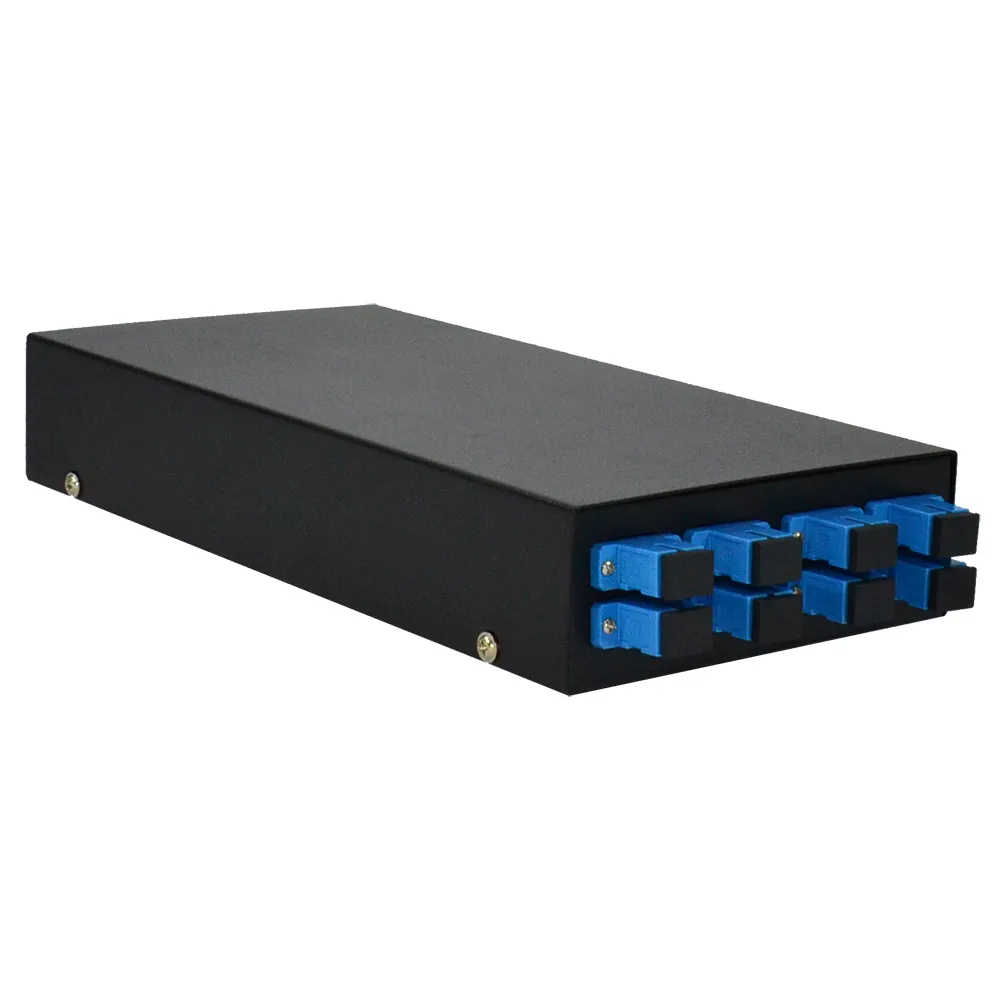 Simply45 F-DWB-IN8 fiber vægboks 8 port sort