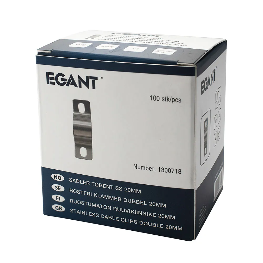 EGANT sadel tobent 20 mm til installationsrør
