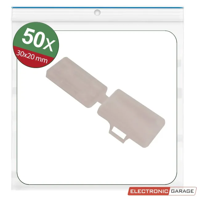 Electronic Garage EG 23CA252 kabelmærke transparent 3x2 cm 50 stk