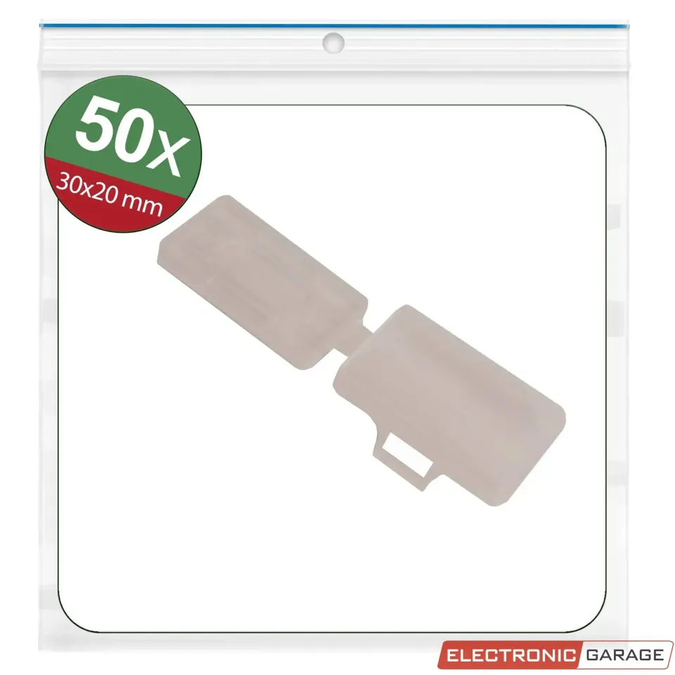 Electronic Garage EG 23CA252 kabelmærke transparent 3x2 cm 50 stk