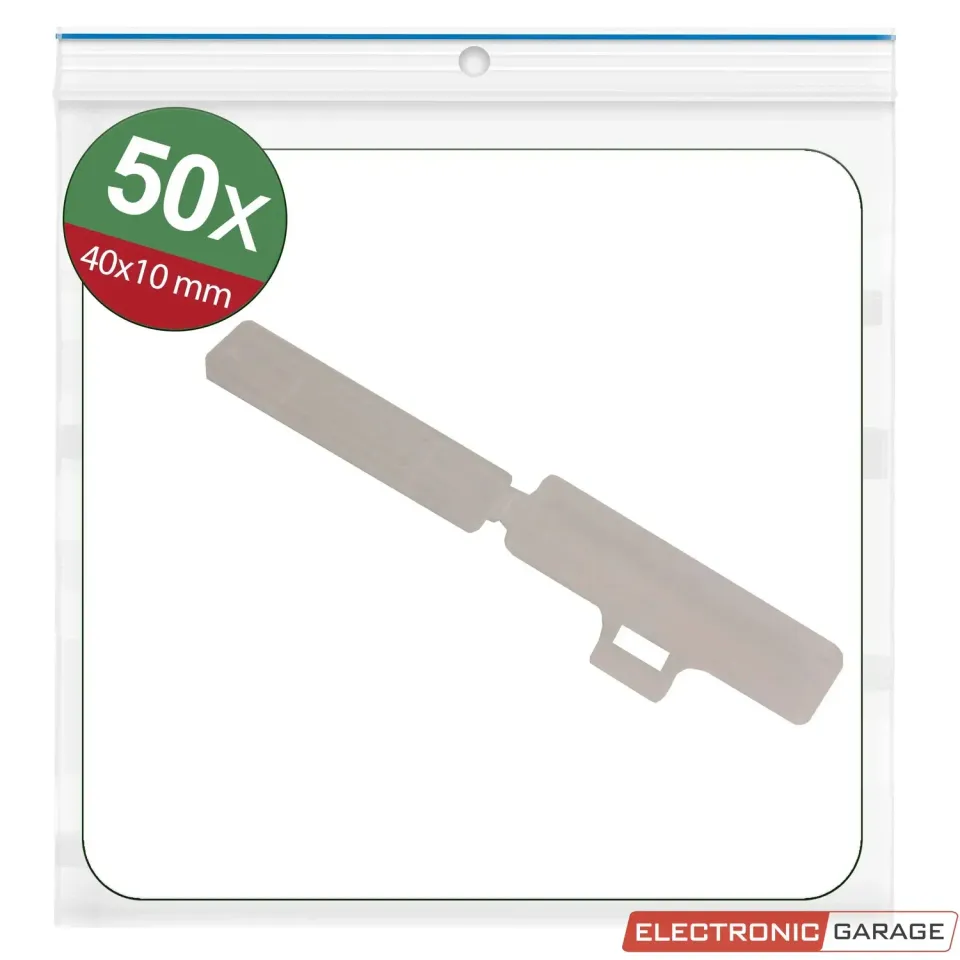 Electronic Garage EG 23CA251 kabelmarkør transparent 50 stk