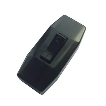 EL-Grossisten G2 gennemgangsafbryder sort 4A 250V