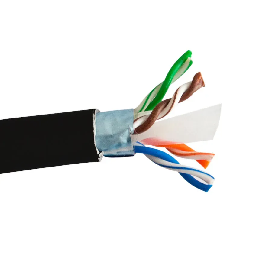 Simply45 CAT6SH-OUT netværkskabel udendørs sort 305m