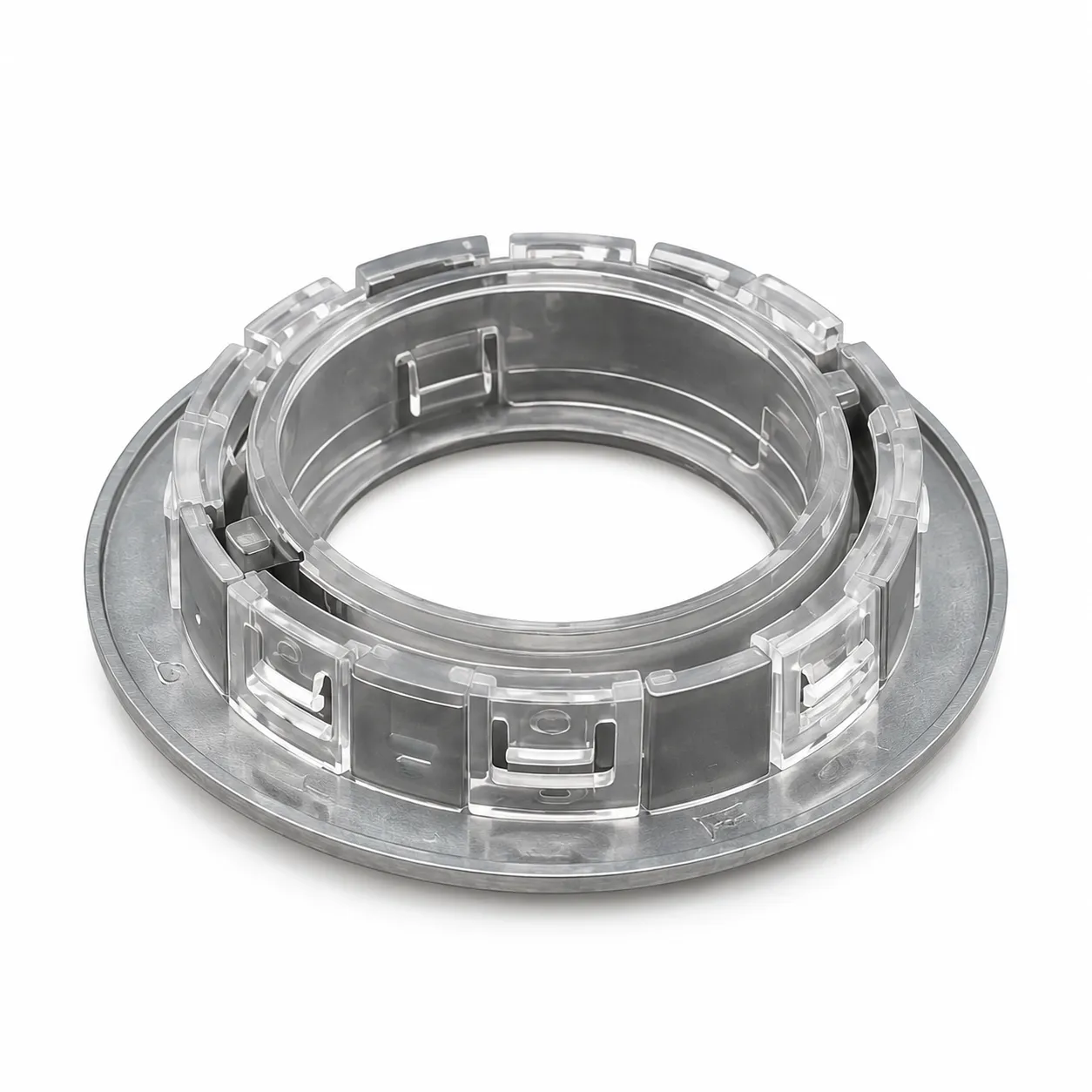 Daxtor EXO GU10 front indbygningsspot satin nikkel