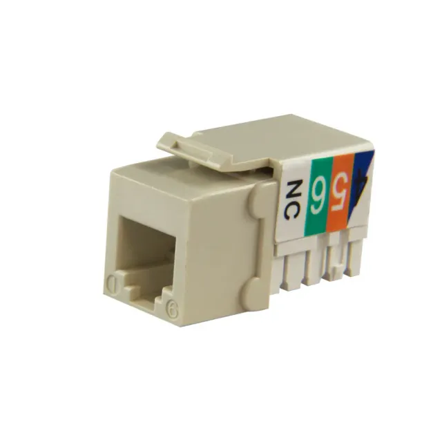 Simply45 103-LA keystone jack Cat3 lys mandel