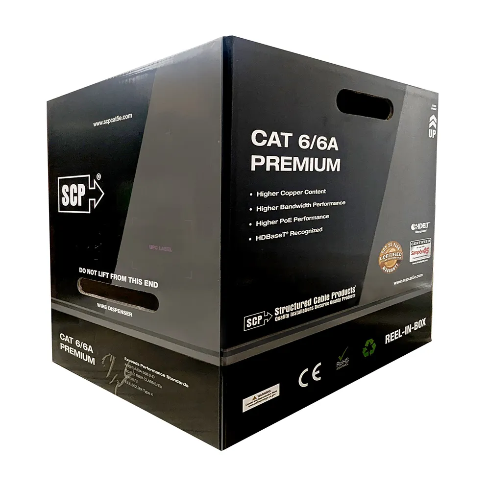 Simply45 CAT6ASH-PREM-LS-BL netkabel 305m 10G LSZH