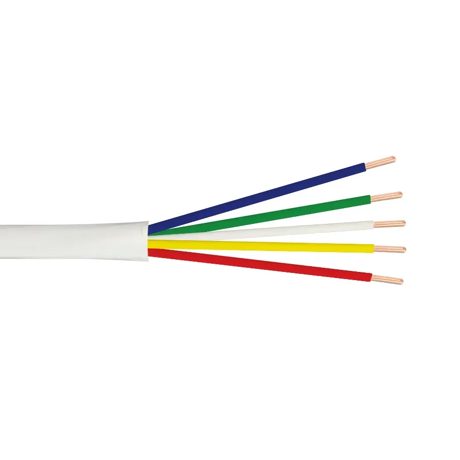 Simply45 18/5T-WT termostatkabel 5-leder hvid 76m