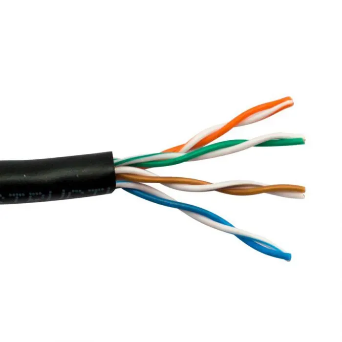 Simply45 CAT5E-IN/OUT netkabel sort 305m udendørs
