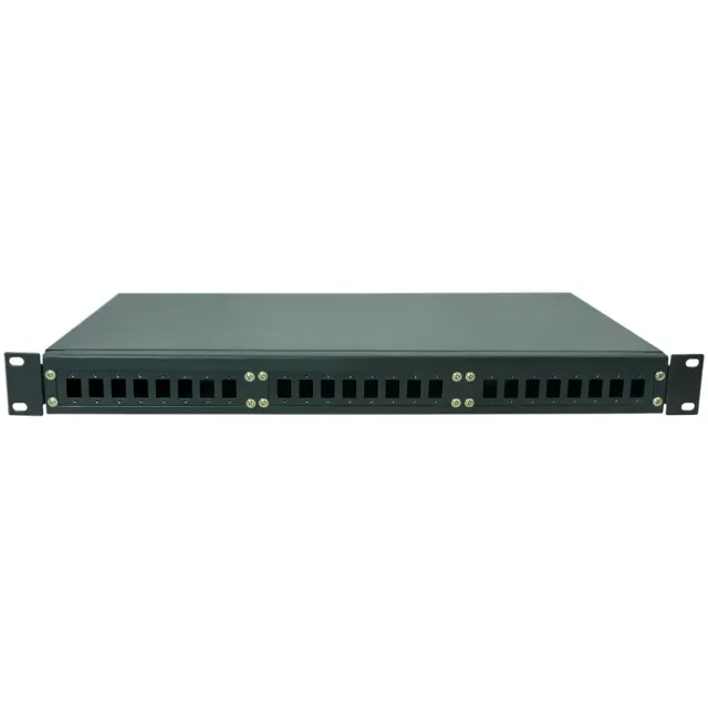 Simply45 F-ENC13C-1RU fiberpanel 1U sort 24 port