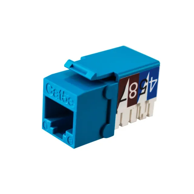 Simply45 101-BL keystone jack CAT5E blå