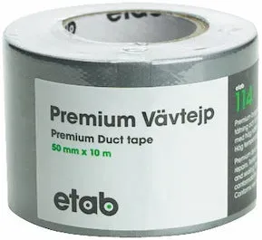 EL-Grossisten Gaffatape Premium sølv 50 mm vandfast