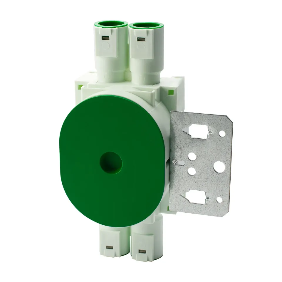 EGANT Wall Box 1,5 Vertical 4-loop vægdåse stål