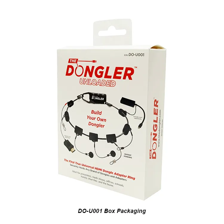 Simply45 Dongler adapterholder ring med lås uladet