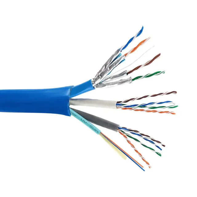 Simply45 HNC-EF-3 hybridkabel fiber+Cat6 152 m spole