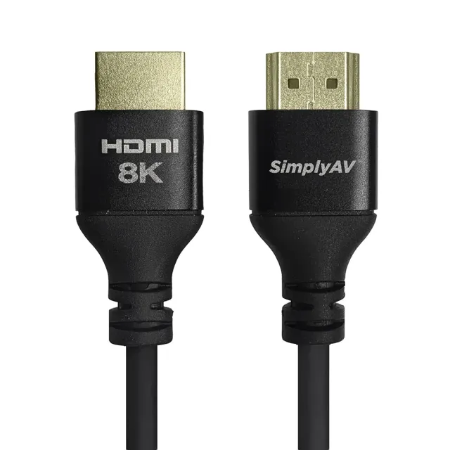 Simply45 ProSeries 8K HDMI kabel 48Gbps 1m sort Ultra High