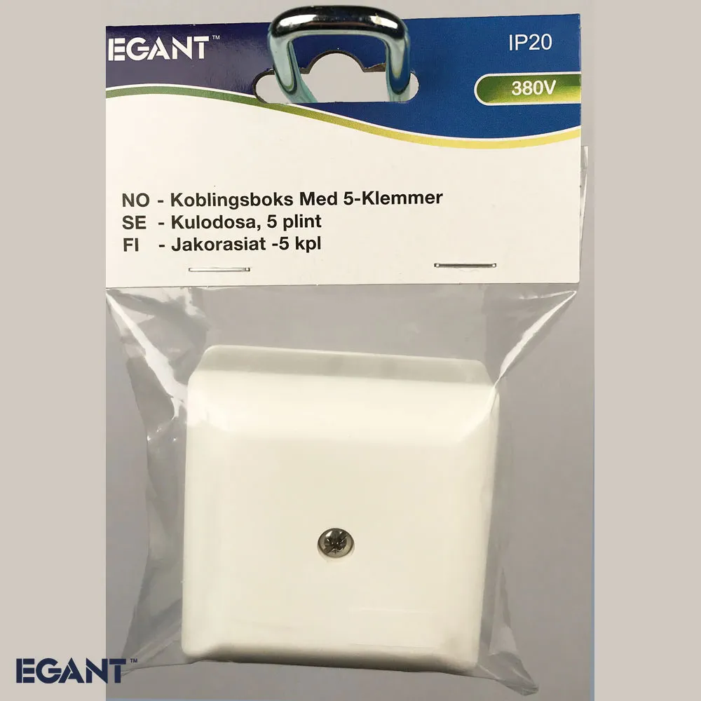 EGANT samledåse 5-polet IP20