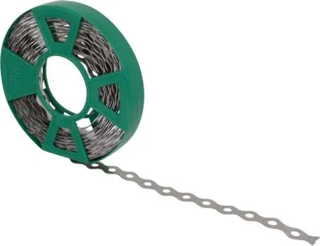 EL-Grossisten patentbånd rustfri 17x0,8mm hulbånd 10m
