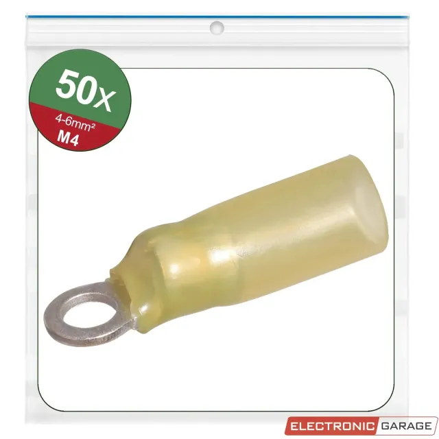 Electronic Garage EG 23C526 ringkabelsko gul M4 4-6mm² 50 stk