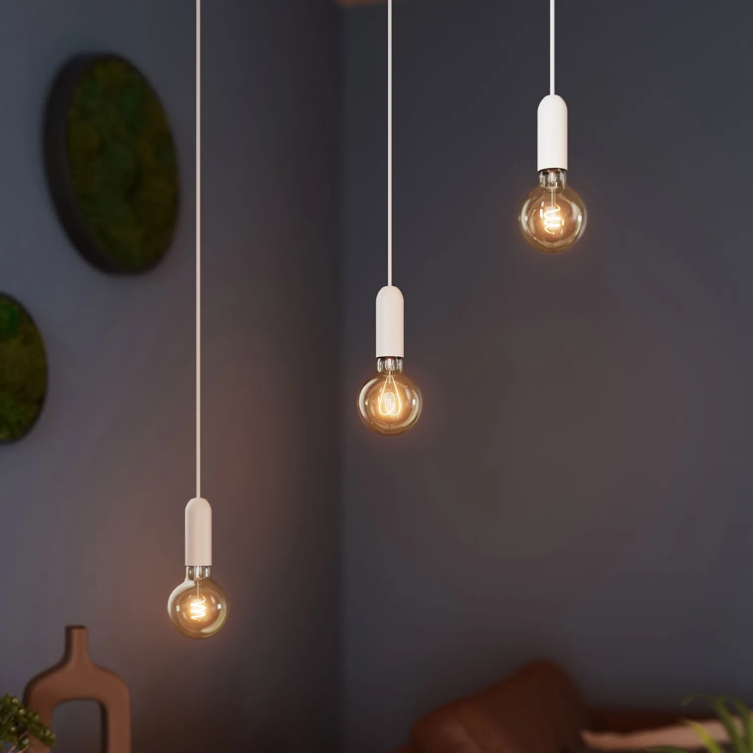 1906 Globe Heart LED-pære guld 8W E27 dæmpbar