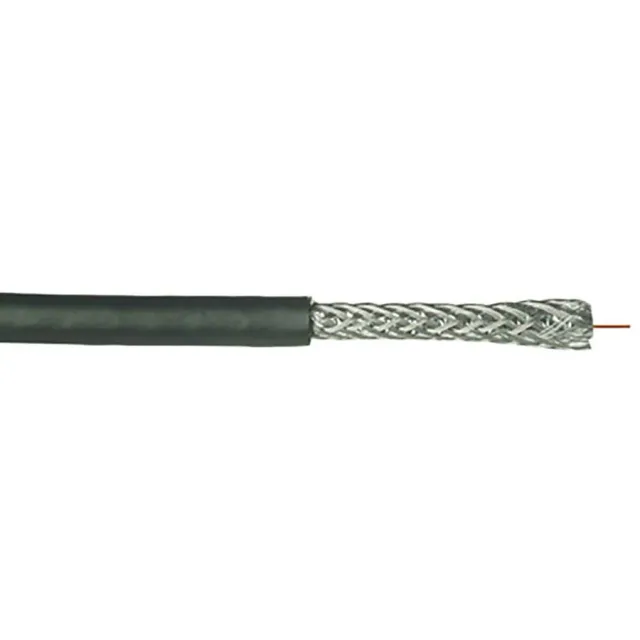 Simply45 RG6/U antennekabel sort 305m coax