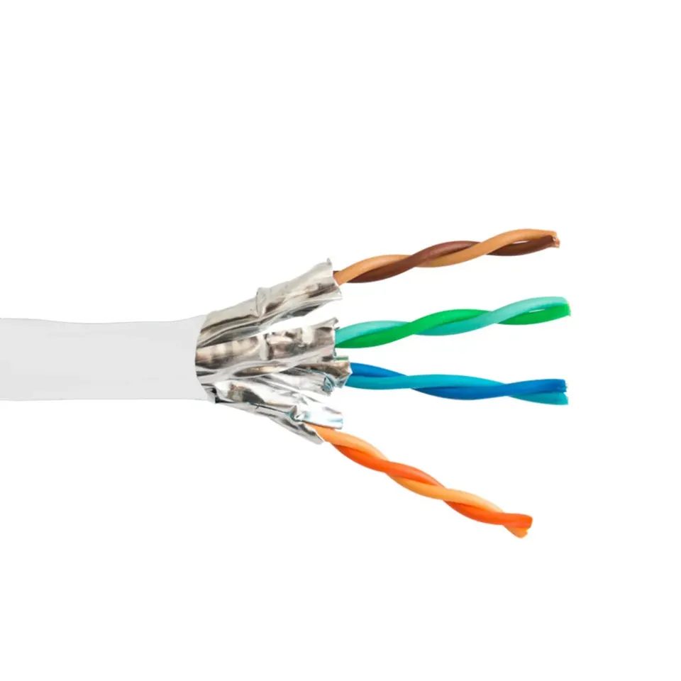 Simply45 CAT6ASH-ECO-LS-WT netværkskabel 305m hvid LSZH