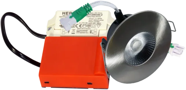 EL-Grossisten DAX F-35-D S-NI downlight med driver