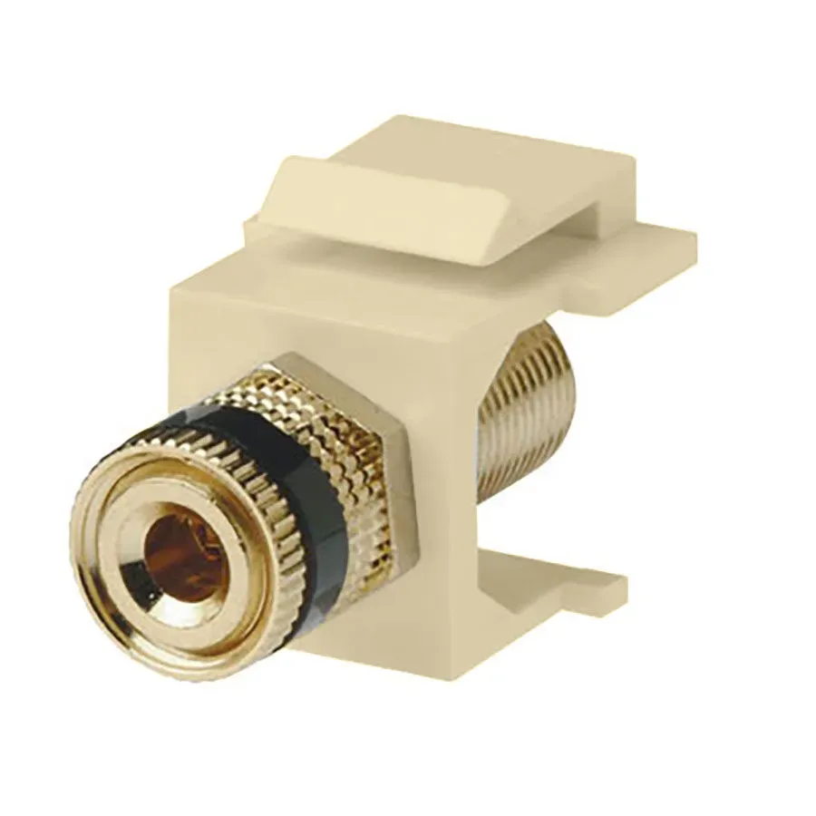 Simply45 241BK-IV højttalerterminal keystone 50-pak forgyldt
