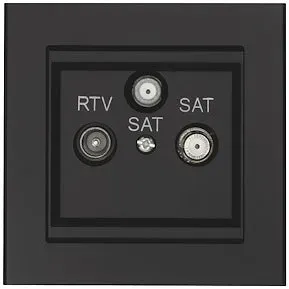 LK Optima TV/2xSAT Antenneudtag 75 Ohm