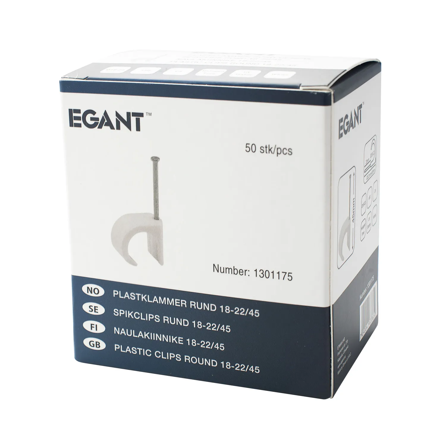 EGANT kabelclips 18-22mm rund ledning