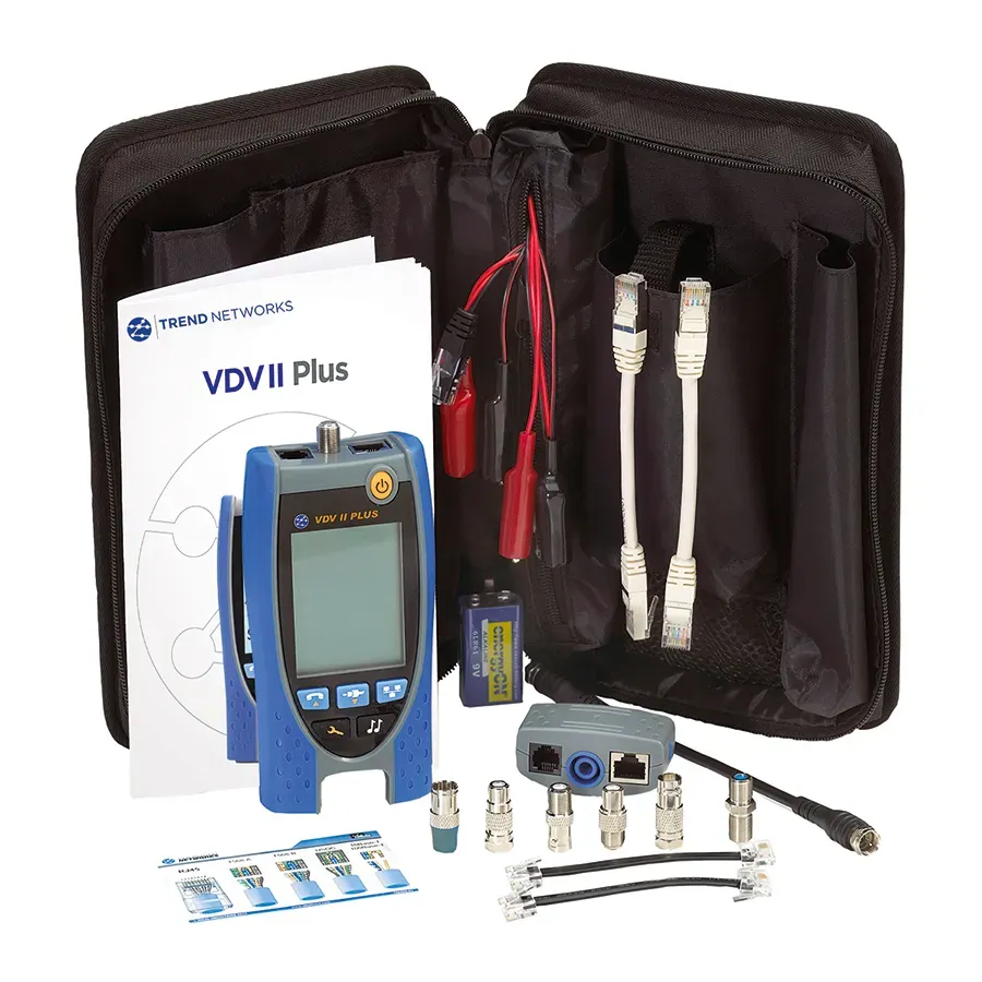 Simply45 VDV II Plus kabeltester RJ45 coax TDR